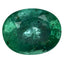 0.85 ct Oval Cut (7.12 x 5.58 mm) Colombia Natural Green Emerald Gemstone