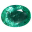 1.08 ct Oval Cut (7.77 x 5.72 mm) Colombia Green Emerald Natural Gemstone