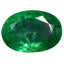 0.60 ct Oval Cut (6.96 x 4.82 mm) Colombia Natural Green Emerald Gemstone