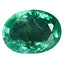 0.68 ct Oval Cut (6.98 x 5.11 mm) Colombia Natural Green Emerald Gemstone