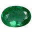 0.56 ct Oval Cut (6.60 x 4.73 mm) Colombia Natural Green Emerald Gemstone