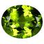 3.78 ct Oval (11.06 x 9.11 mm) Pakistan Natural Green Peridot Gemstone