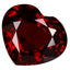 1.80 ct Heart (8.15 x 6.98 mm) Tanzania Reddish Pink Rhodolite Garnet