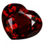 1.15 ct Heart (7.04 x 5.95 mm) Tanzania Reddish Pink Rhodolite Garnet