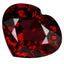 1.95 ct Heart (8.23 x 6.88 mm) Tanzania Purplish Pink Rhodolite Garnet