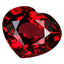 1.39 ct Heart (7.38 x 6.15 mm) Tanzania Purplish Pink Rhodolite Garnet