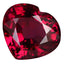1.60 ct Heart (7.54 x 6.76 mm) Tanzania Purplish Pink Rhodolite Garnet