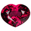 1.29 ct Heart (7.25 x 5.72 mm) Tanzania Purplish Pink Rhodolite Garnet