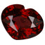 1.11 ct Heart (6.80 x 5.47 mm) Tanzania Purplish Pink Rhodolite Garnet