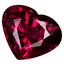 1.16 ct Heart (6.98 x 5.76 mm) Tanzania Purplish Pink Rhodolite Garnet