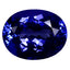 GIA CERTIFIED 3.80 ct AAAA OVAL CUT (11.12 x 8.71 mm) NATURAL D'BLOCK TANZANITE