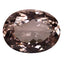 5.97 ct AIG Certified Ova l(14.09 x 10.92 mm) Orange Pink Morganite