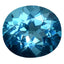 0.96 ct Oval (6.70 x 5.93 mm) Brazil Paraiba Blue Apatite Gemstone