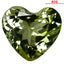 1.79 ct AIG Certified Heart (8.06 x 7.41 mm) Greenish Yellow Tanzanite