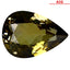 1.33 ct AIG Certified Pear (8.56 x 6.24 mm) Brownish Yellow Tanzanite