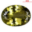 2.51 ct AIG Certified Oval (10.51 x 7.75 mm) Greenish Yellow Tanzanite