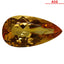 1.88 ct AIG Certified Pear (10.73 x 5.75 mm) Orange Yellow Imperial Topaz