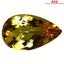 2.12 ct AIG Certified Pear (10.65 x 6.45 mm) Orange Yellow Imperial Topaz