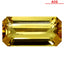 3.42 ct AIG Certified Octagon(11.90 x 6.04 mm)Orange Yellow Imperial Topaz