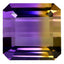 16.25 ct Octagon (13.92 x 13.87 mm) Brazil Natural Purple Yellow Ametrine