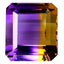 19.46 ct Octagon (15.15 x 13.47 mm) Brazil Natural Purple Yellow Ametrine