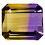 13.13 ct Octagon (14.34 x 12.77 mm) Brazil Natural Purple Yellow Ametrine