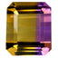 11.12 ct Octagon (13.18 x 11.13 mm) Brazil Natural Purple Yellow Ametrine