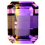 11.20 ct Octagon(13.23 x 9.86 mm) Brazil Natural Purple Yellow Ametrine