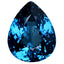 16.28 ct Fabulous Pear(16.71 x 13.35 mm)Heated Brazil London Blue Topaz