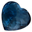 16.80 ct Heart (14.75 x 13.90 mm) Heated Brazil London Blue Topaz