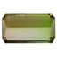2.97 ct Octagon (11.22 x 6.17 mm) Unheated Mozambique Bi-Color Tourmaline