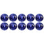 3.99 ct (10pcs) Round (4.50 x 4.47 mm) Natural Purplish Blue Tanzanite