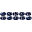 2.48 ct (10pcs) Oval (5.12 x 3.32 mm) Bluish Violet Tanzanite Gemstone