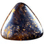 27.26 ct Cabochon (24.89 x 24.70mm) Natural Australian Koroit Boulder Opal