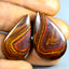 49.04 ct (2pcs) MATCHING PAIR Cabochon (32.13 x 20.56mm) Boulder Opal