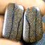 30.36 ct (2pcs) MATCHING PAIR Cabochon (26.41 x 14.43mm) Boulder Opal