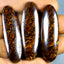 108.48 ct (3pcs) MATCHING PAIR Cabochon (45.67 x 14.31mm) Boulder Opal