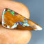 9.70 ct RARE! Cabochon (26.84 x 11.91 mm) Australian Koroit Boulder Opal