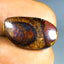 9.62 ct Cabochon (20.89 x 12.17 mm) Natural Australian Koroit Boulder Opal