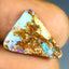 4.33 ct Cabochon (17.32 x 13.93 mm) Natural Australian Koroit Boulder Opal