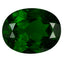 2.14 ct Oval (9.08 x 7.07 mm) Unheated Green Chrome Diopside Gemstone