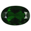 1.52 ct Oval (9.04 x 6.13 mm) Unheated Green Chrome Diopside Gemstone