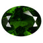 1.61 ct Oval (9.05 x 6.98 mm) Unheated Green Chrome Diopside Gemstone