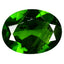 1.51 ct Oval (8.93 x 6.79 mm) Unheated Green Chrome Diopside Gemstone