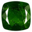 4.11 ct Cushion (10.16 x 10.01 mm) Unheated Green Chrome Diopside Gemstone