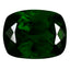 1.58 ct Cushion (7.98 x 6.15 mm) Unheated Green Chrome Diopside Gemstone