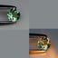 0.19 ct Five-star Round (3.49 x 3.51mm) Unheated Green Natural Alexandrite