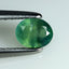 0.37 ct Flashing Oval (5.00 x 3.97 mm) Green Natural Unheated Alexandrite