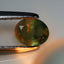 0.37 ct Flashing Oval (5.00 x 3.97 mm) Green Natural Unheated Alexandrite