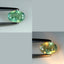 0.32 ct Oval (5.54 x 3.82 mm) Green Natural Unheated Alexandrite Gemstone